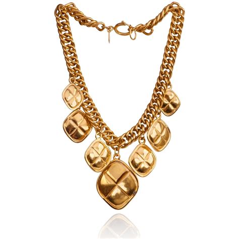 chanel charm necklace|chanel necklace outlet.